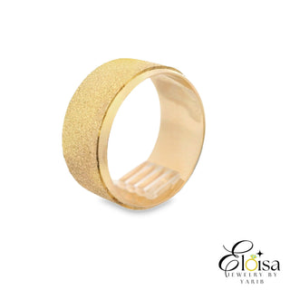 14Kt Elegant Gold Textured Ring