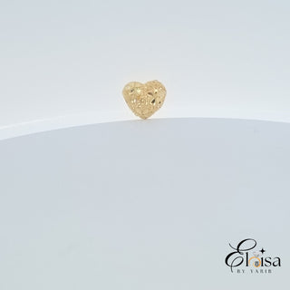 14Kt Filigree Heart Personalized Charm