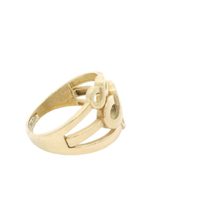 14Kt Triple Infinity Ring