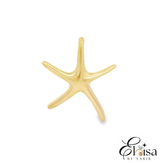 14Kt Polish Starfish Pendant