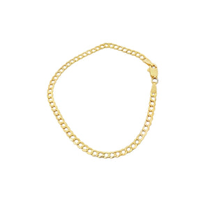 14Kt Curb Link 3MM Bracelet