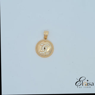 14Kt CC with Cubic Zirconia Pendant