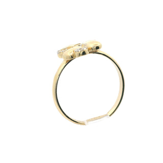 14Kt Three Leaf Clover Ring