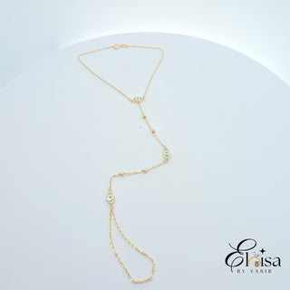 14Kt Delicate Eye Clon Bracelet