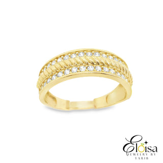 Rope Life Engagement Band Ring