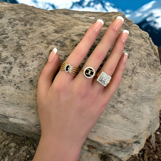 14Kt Square Elegant Ring