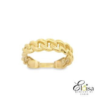 14Kt Curb Chain Ring
