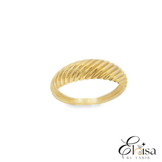 14Kt Bold Line Ring