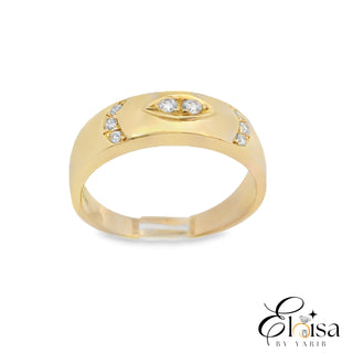 14Kt Wedding Band Your are my Center Ring