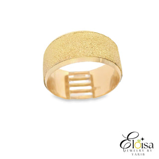 14Kt Elegant Gold Textured Ring