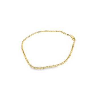 14Kt Solid Marina Flat 2MM Bracelet