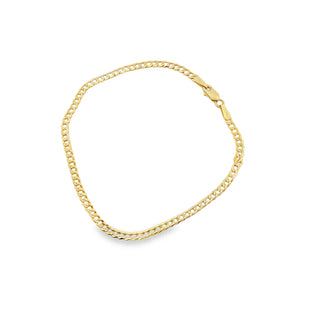 14Kt Curb Link 2.5MM Bracelet