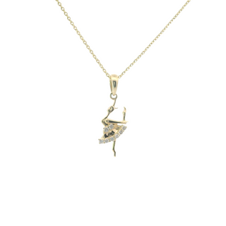 14Kt Ballerina Diamond Necklace