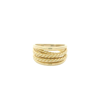 Rope Gold Band Ring