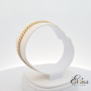 14Kt Semi-Solid Cuban Link Bracelet