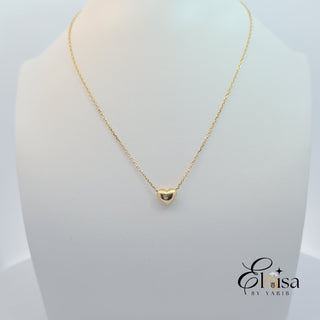 14KT Mini Puff Heart Necklace