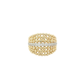 Gold Beaded Ring