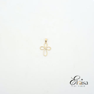 14Kt Small Loop Style Cross Pendant