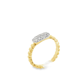 14K Fancy Diamond Ring