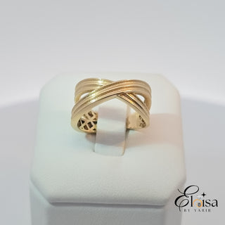 14Kt X Ring