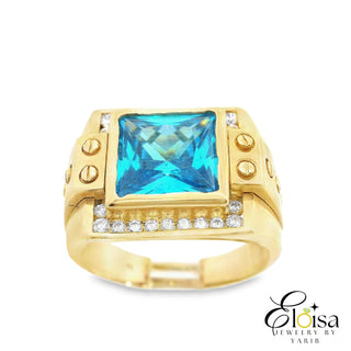 Light Blue  Elegant Ring