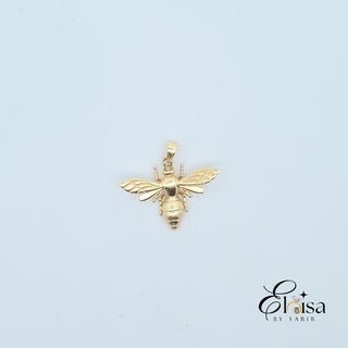 14Kt Solid Bee Pendant