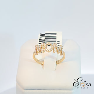 14Kt Mom Diamond Ring