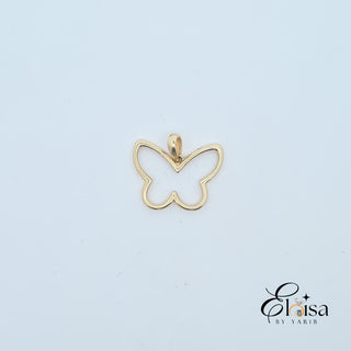 14Kt Open Butterfly Pendant