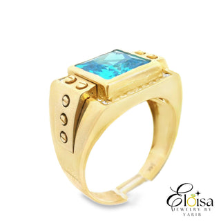 Light Blue  Elegant Ring