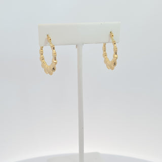 14K Elo Hoops