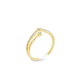 14K Fancy Diamond Ring