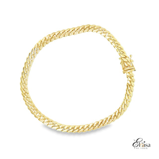 Solid Cuban Link Bracelet 5 MM 8.25"