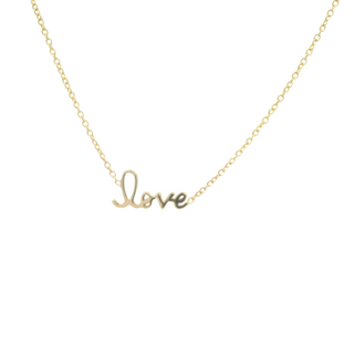 14Kt Mini love Necklace