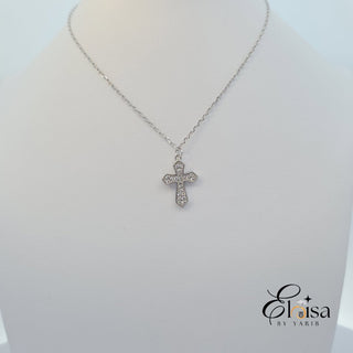 SS925 Reversible Cross Necklace
