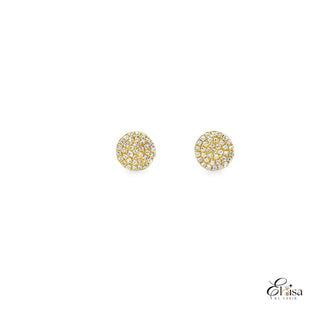 Round Stud Earrings