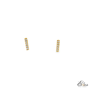 Bar Diamond Earrings