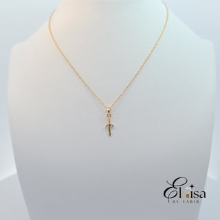 14Kt Mini Sword Necklace