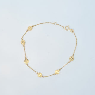 14Kt Fancy Inspired Bracelet