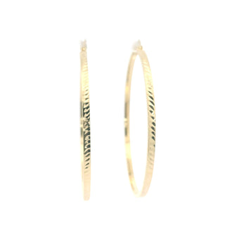 Diamond Cut Hoops 47 MM