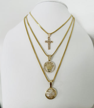 10K Week Special Franco Chain with Pendant