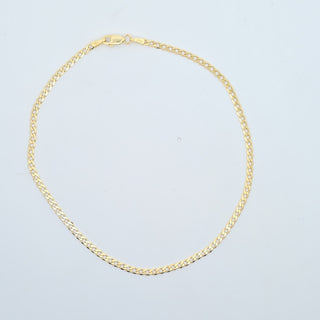 14Kt Curb 2MM Anklet