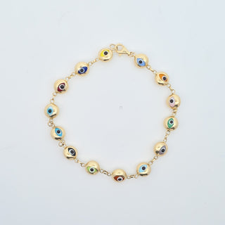 Solid Multicolor Eye Bracelet