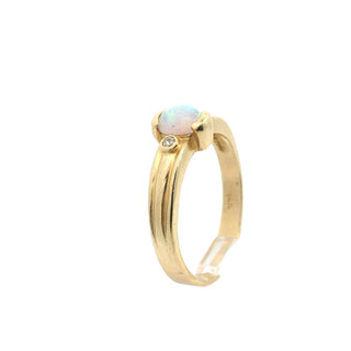 Simple Opal Ring