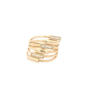 Elegant Gold Stacked Ring