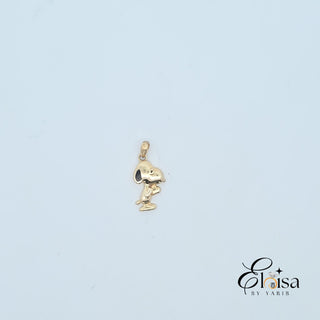 14K Solid Snoope Dog Pendant