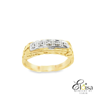 14Kt Different Engagement Band  Ring