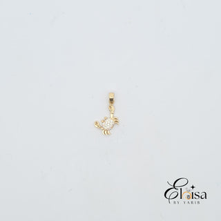 14Kt Crab Pendant
