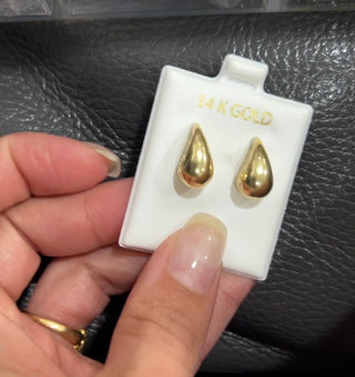 Small 14k Drops Earrings with Designs