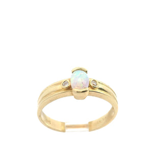 Simple Opal Ring