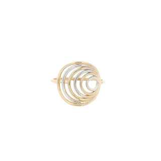 14kt Elegant Swirl Gold Ring